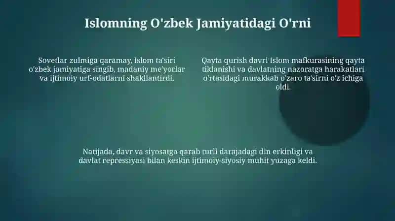 Qayta qurish” yillarida O‘zbekistondagi ijtimoiy-siyosiy vaziyat 4
