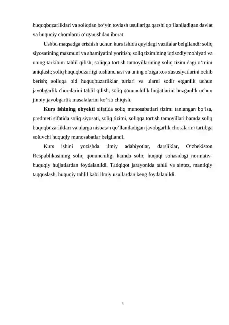 Soliqdan bo’yin tovlash usullari va ularga qarshi choralar 4