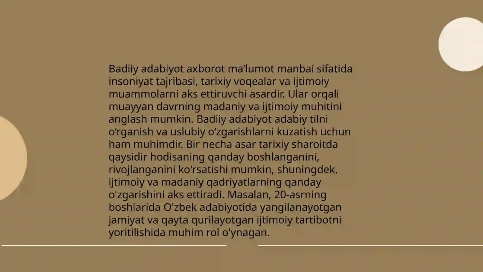 Ilmiy va badiiy adabiyotning axborot maʼlumot manbai sifatida qiyosiy darajasi 4