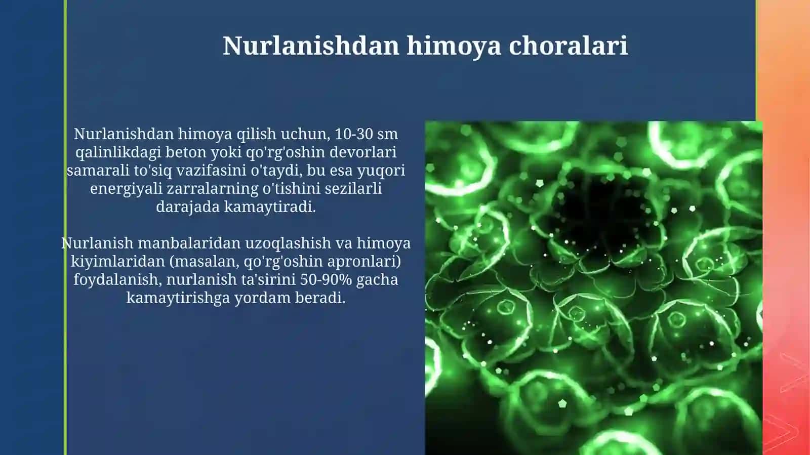 Ionlantiruvchi nurlarning yaxlit organizmlarga taʼsiri 4