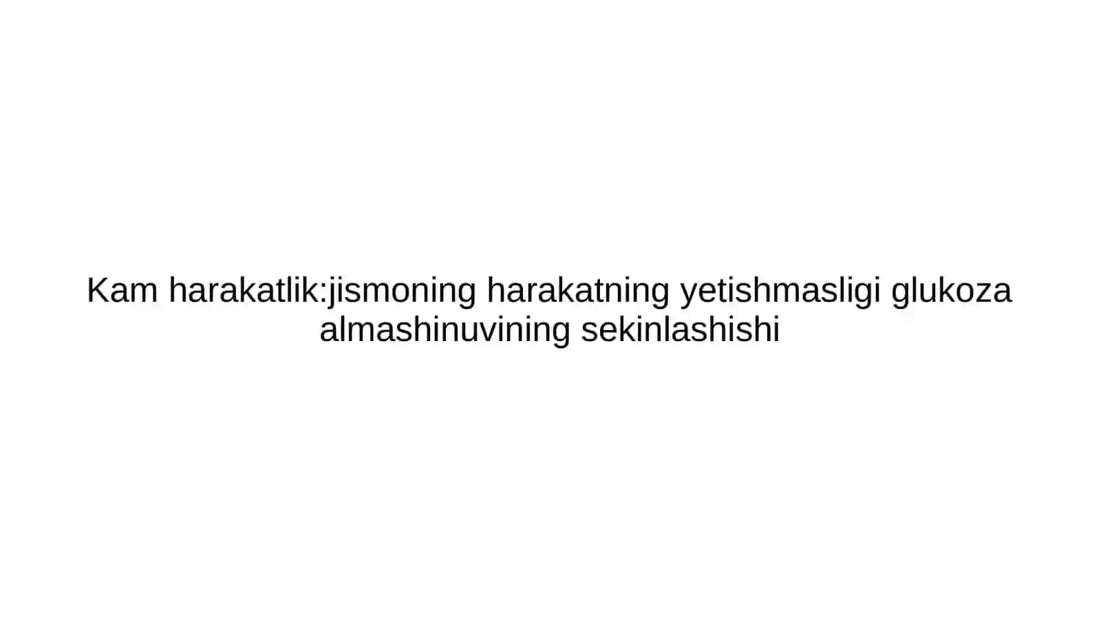 Qandli diabet kasalligi uchun xavfli omillar 4
