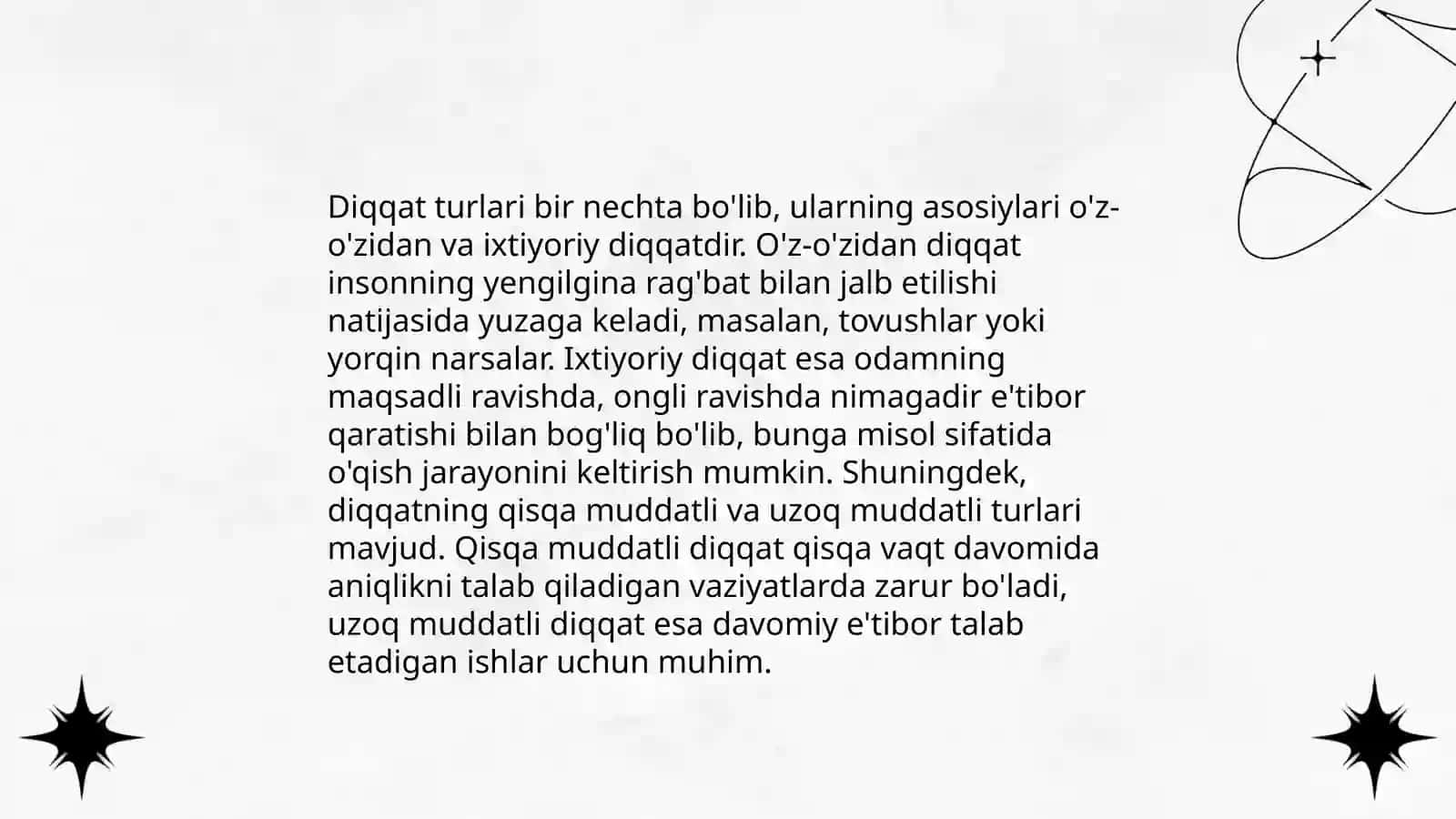 Diqqatning psixologik asoslari 4