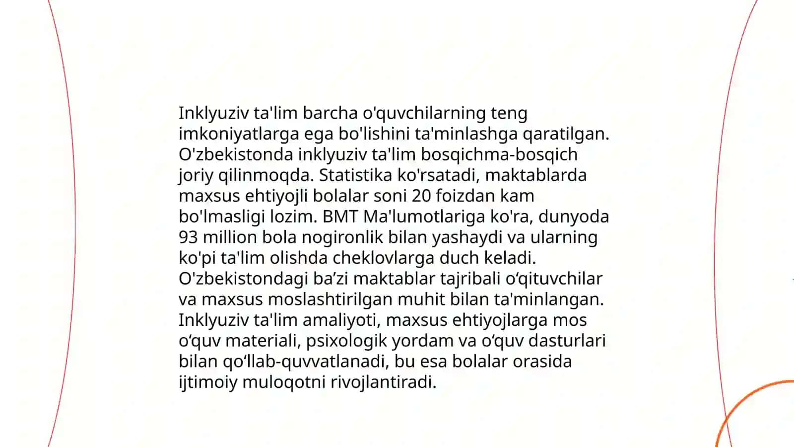 Alohida yordamga muxtoj bolaning talimiy mashruti madeli 4