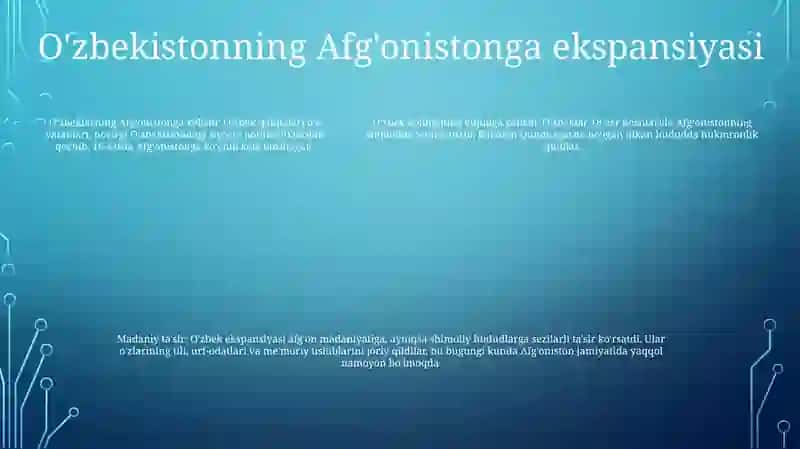 AfĝonistondagiÒzbeklarTarixi 4