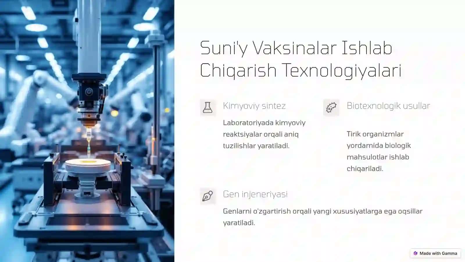 Suni'y Vaksinalar: Ishlab Chiqarish va Tibbiyotdagi Ahamiyati 4