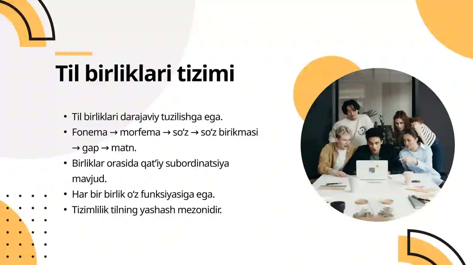 TIL BIRLIKLARINING OʻZARO MUNOSABATI: SINTAGMATIK, PARADIGMATIK VA IERARXIK MUNOSABATLAR 4