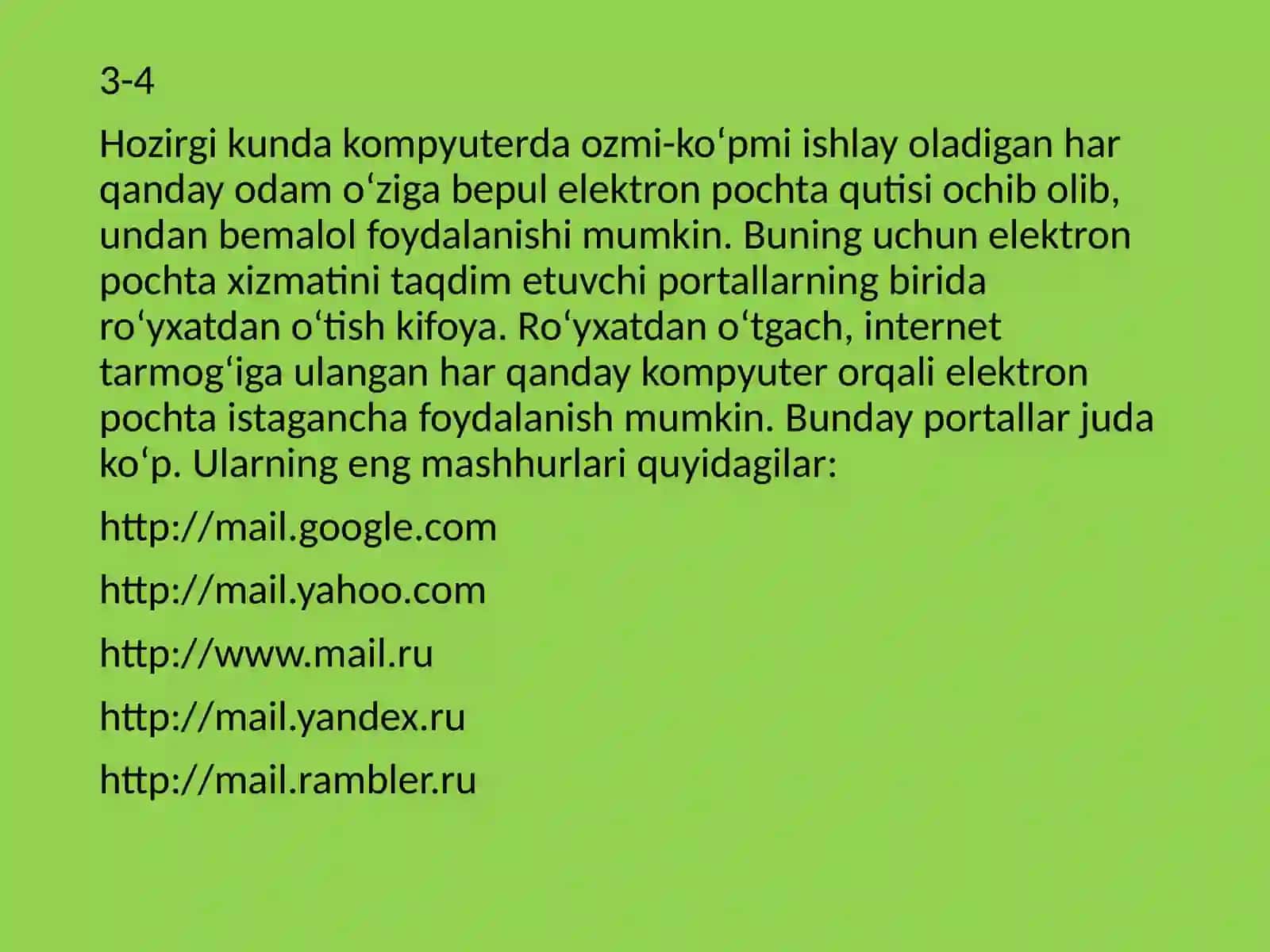 Internettarmog'ixizmatlari 4
