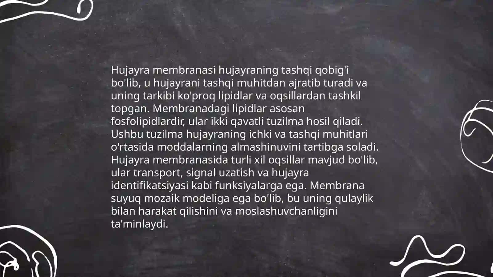 Hujayraning kimyoviy tarkibi 4