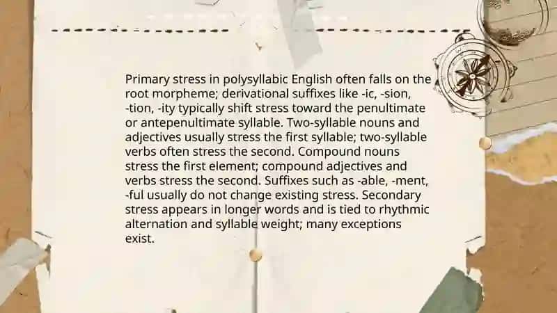 Stress, Syllable, Intonation 4
