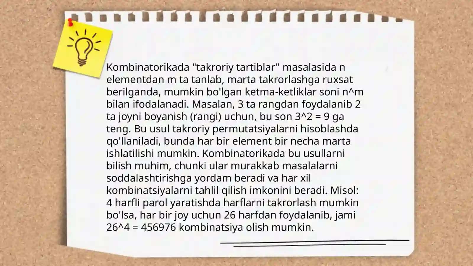 Sonli ketma-ketliklarning kombinatorika, ehtimollar nazariyasidagi tatbiqlari 4