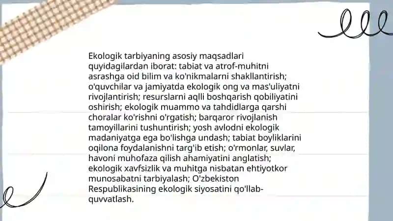 Ekologik tarbiya va uning bola hayotidagi o'rni 4