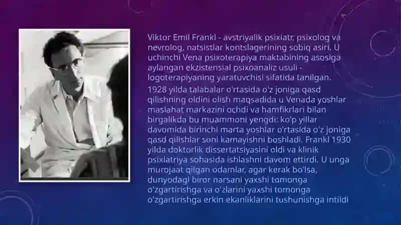 Viktor Franklning Shaxs Nazariyasi 4
