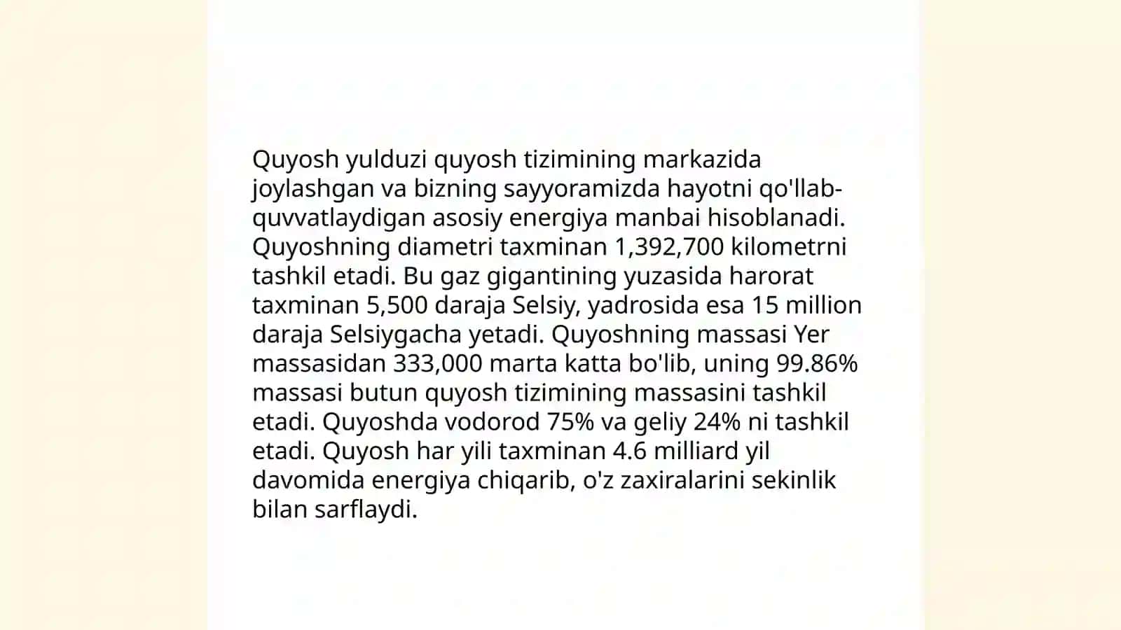 Quyosh tizimi 4