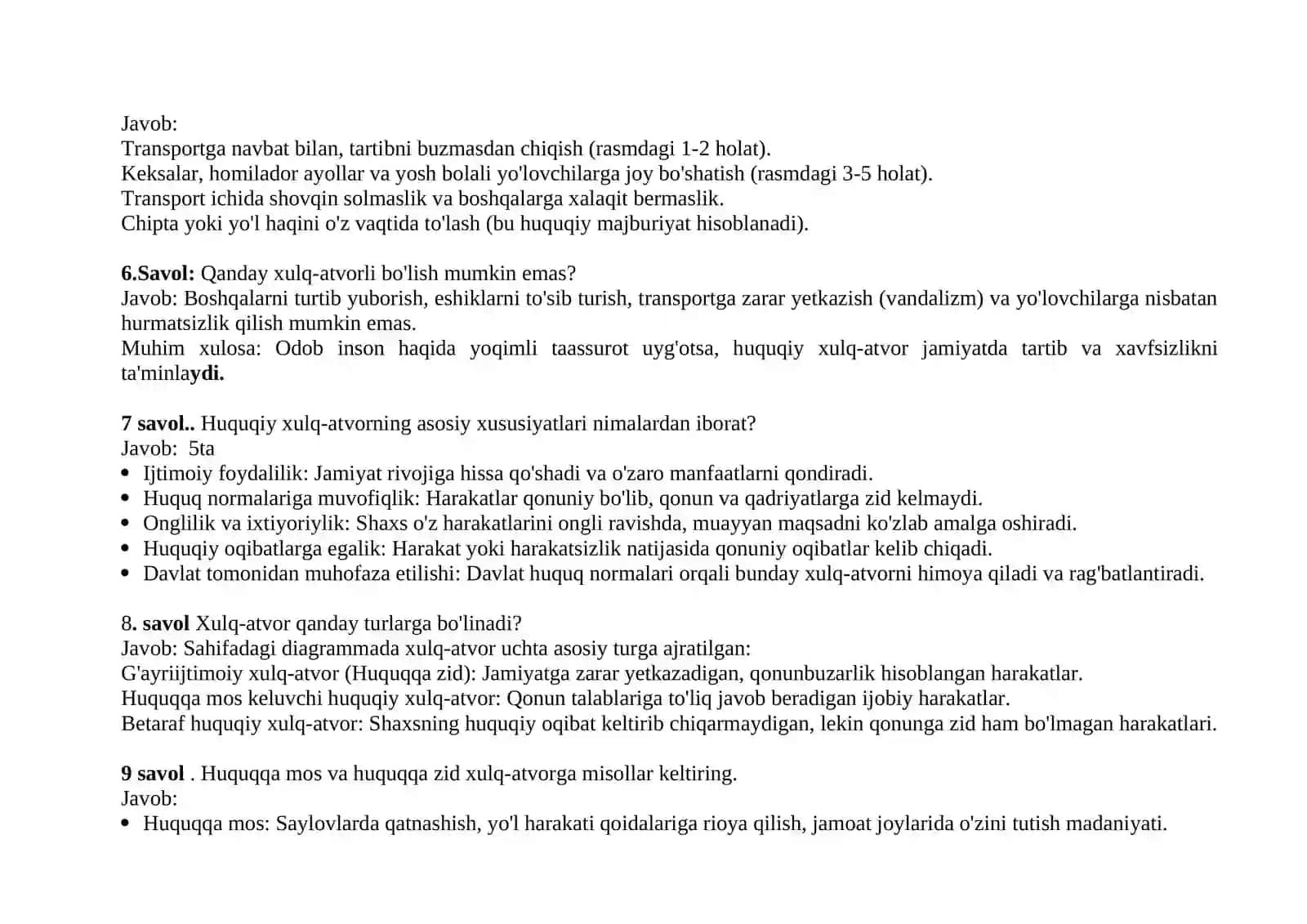 8- sinf Davlat va huquq asoslari darsligi (2024 -yil) Rahmonova Mohigul Farhodjon qizi 4