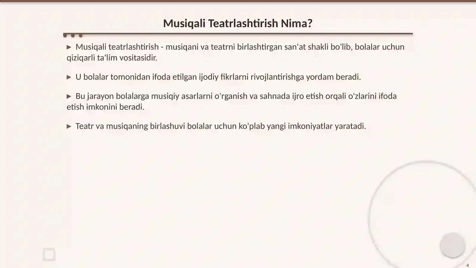 Maktabgacha Ta'limda Musiqali Teatrlashtirilgan Faoliyatlar 4