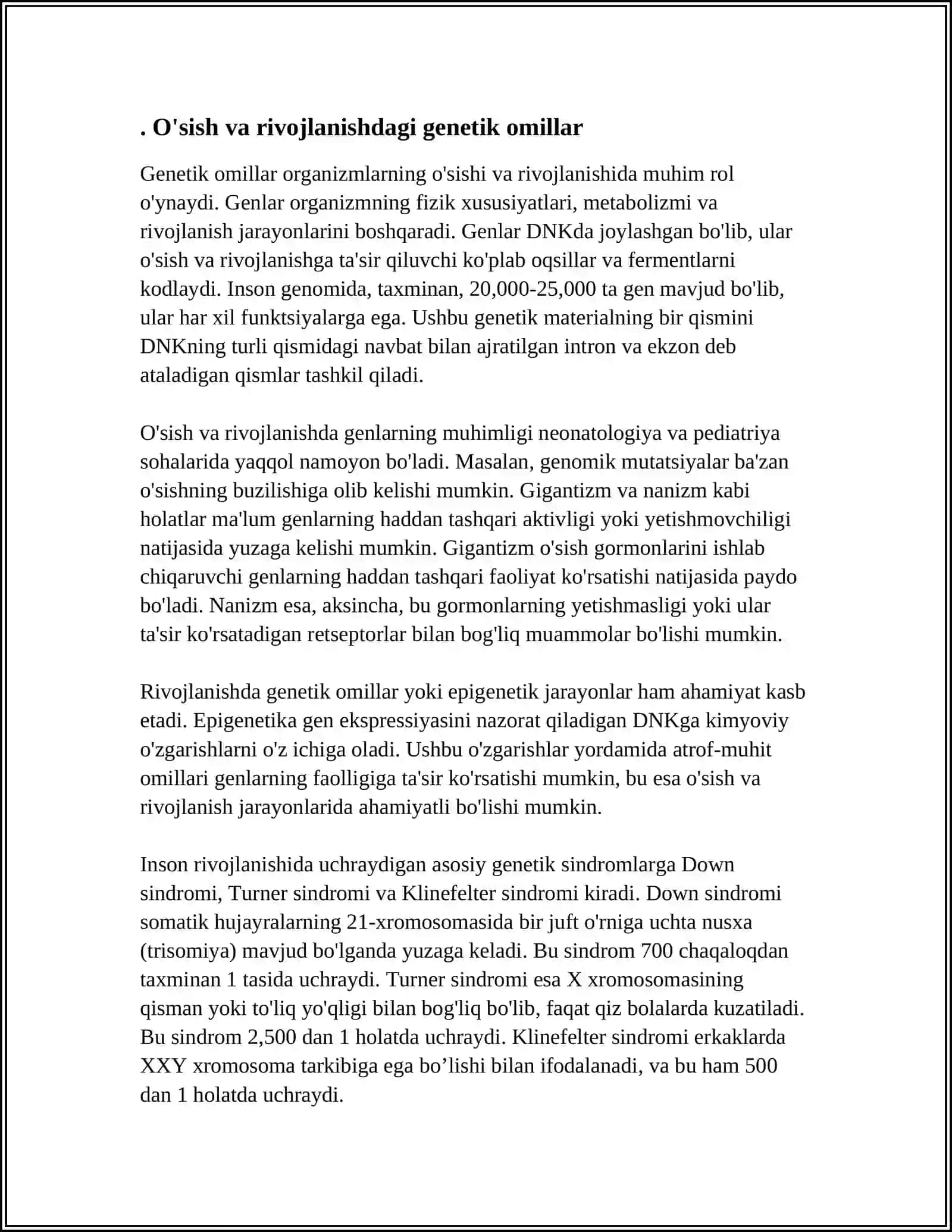 O'SISH VA RIVOLANISH GETEROXRONIYASINI JADVAL VA SXEMALAR TARZIDA O'RGANIB CHIQISH 4