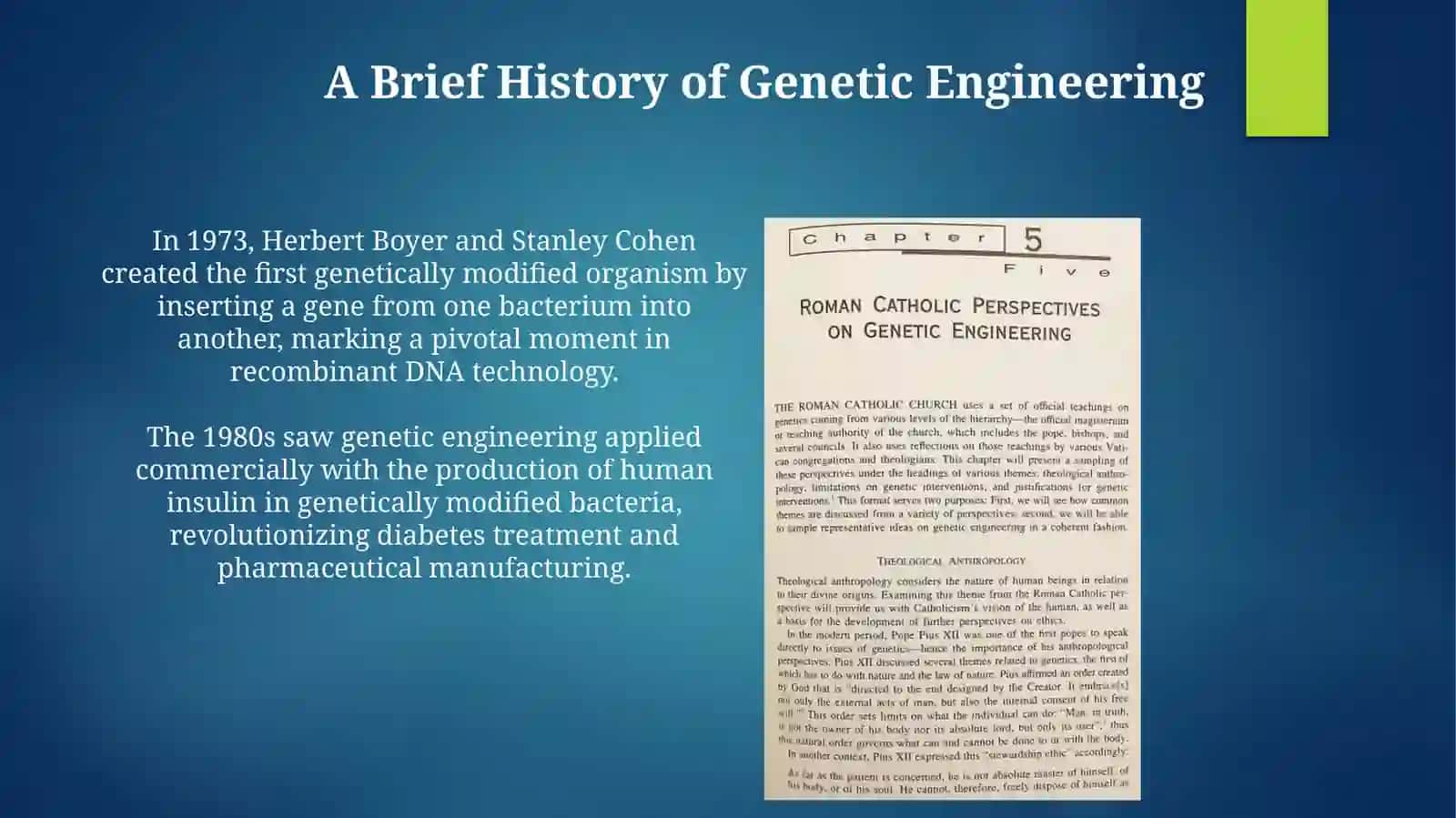 Genetic Engineering and Ethics 4