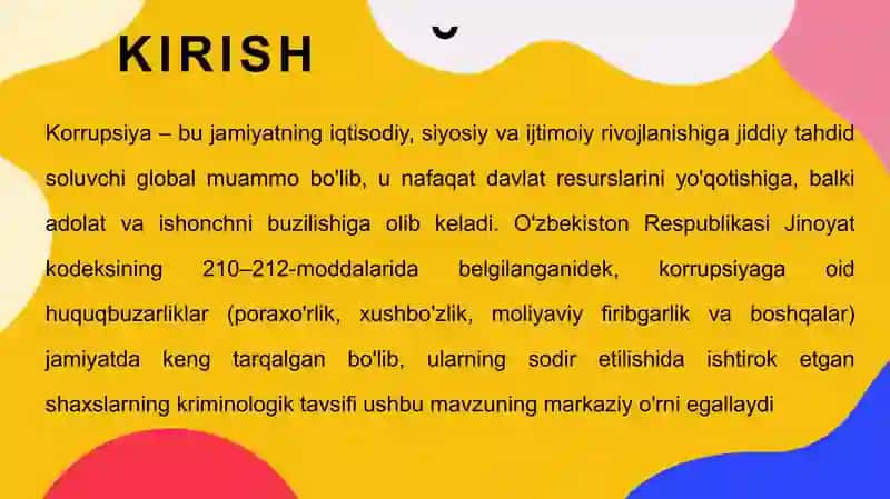 Korrupsiyaga oid huquq buzargan shaxslar kriminologik tavsiif 4