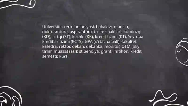 Talabalar leksikasi 4
