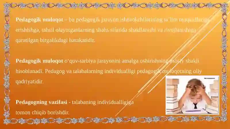 Pedagogik muloqot va tarbiya 4