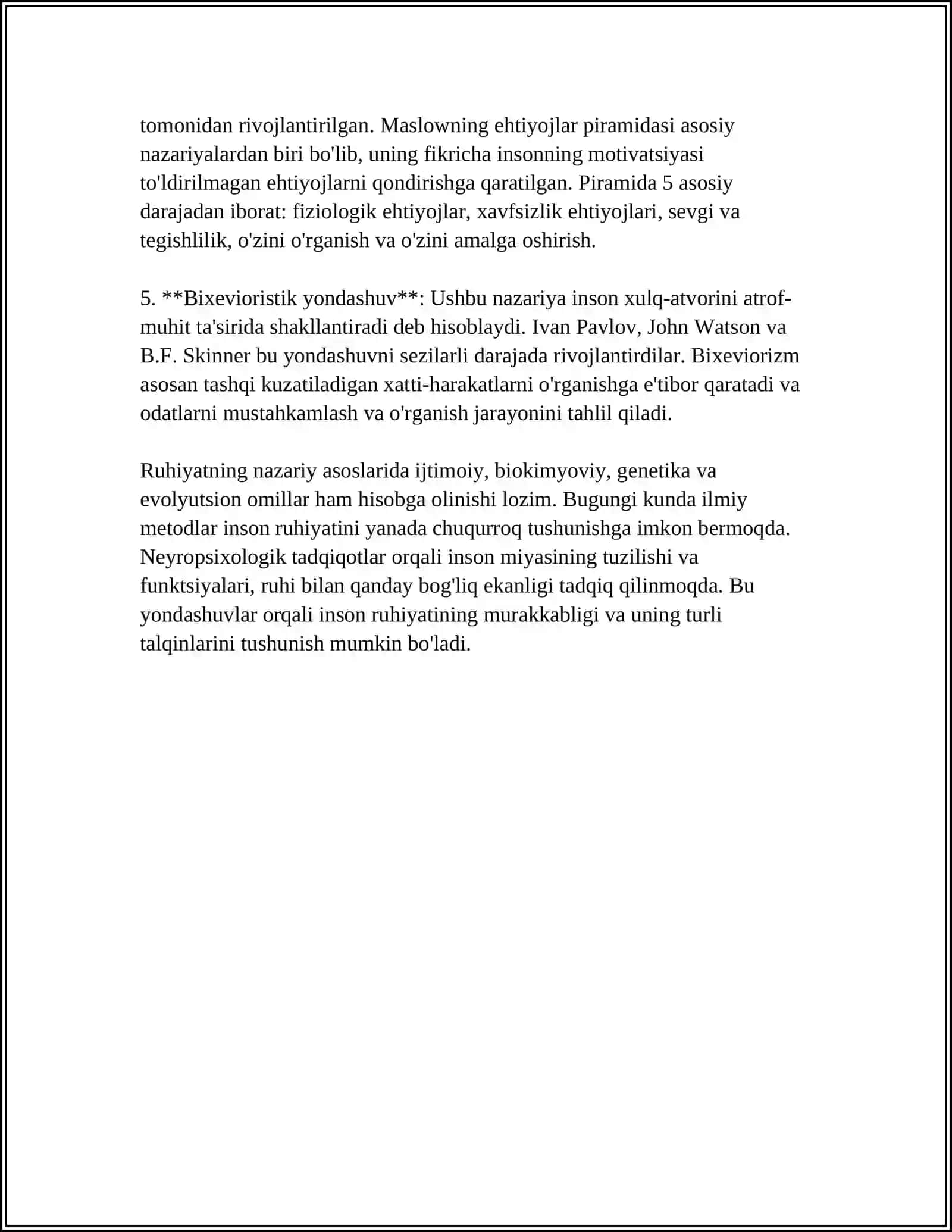 PSIXOLOGIYA ILMI INSON RUHIYATINING INJINERI SIFATIDA 4
