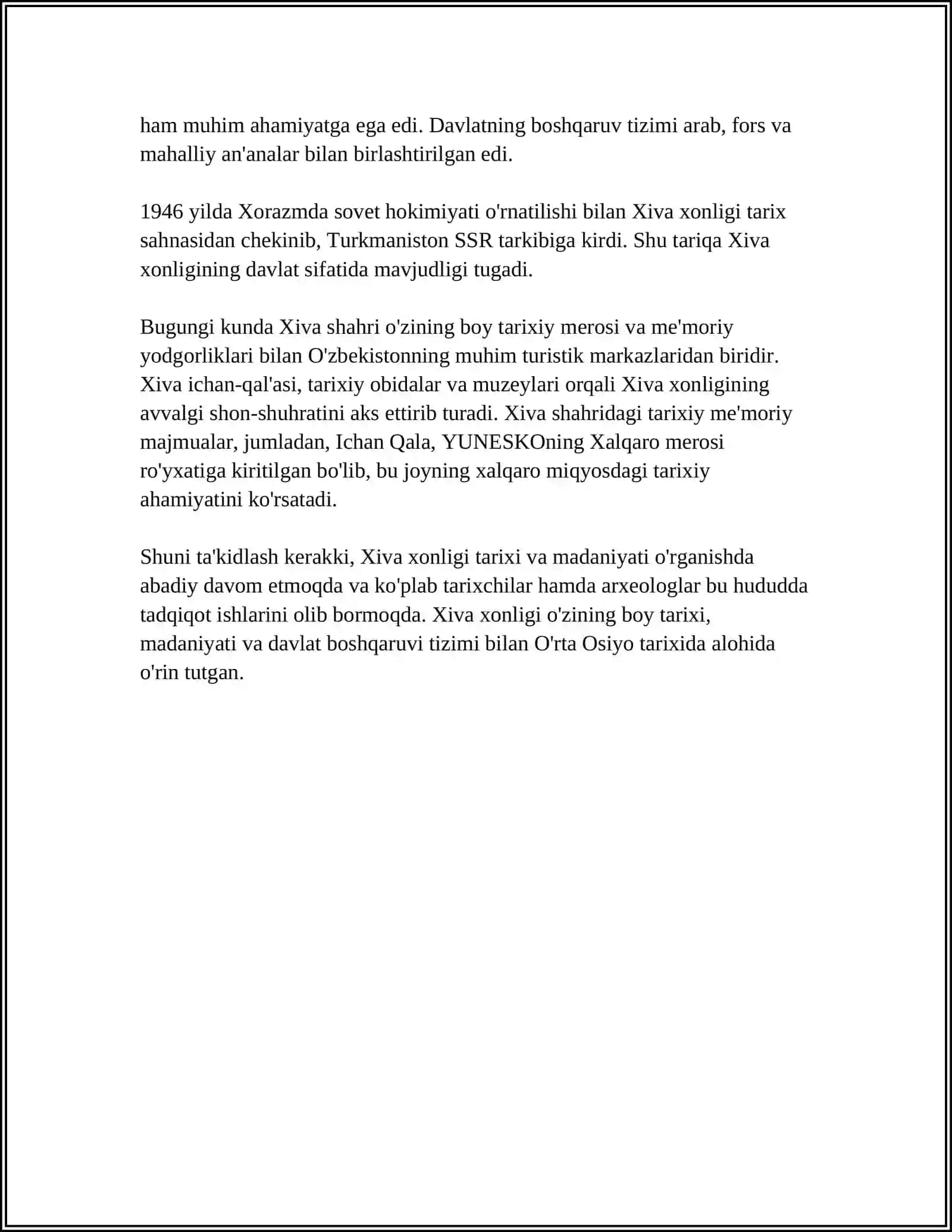 XIVA XONLIGI VA BUXORO AMIRLIGINING QIZIL ARMIYA TOMONIDAN TUGATILISHI 4
