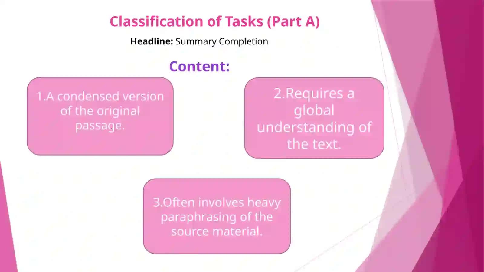 Gap-Fill Task Strategies 4
