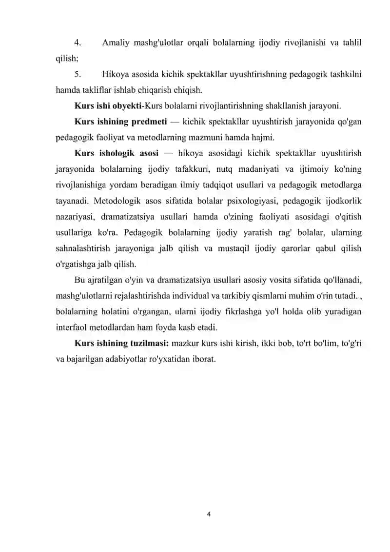 Ertak sahnalashtirish orqali badiiy didni shakillantirish 4