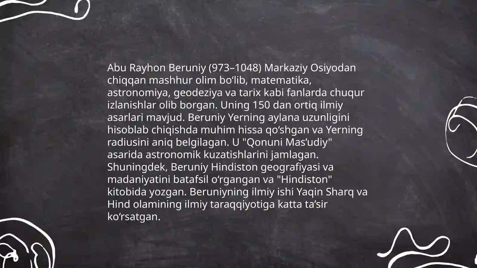Yuksak ma’naviyatli yoshlarni tarbiyalashda O’rta Osiyo allomalari ilmiy merosining o’rni (allomalarning ilmiy faoliyati misolida) 4