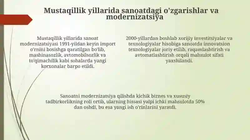 Mustaqillik yillarida qishloq xo'jaligi 4