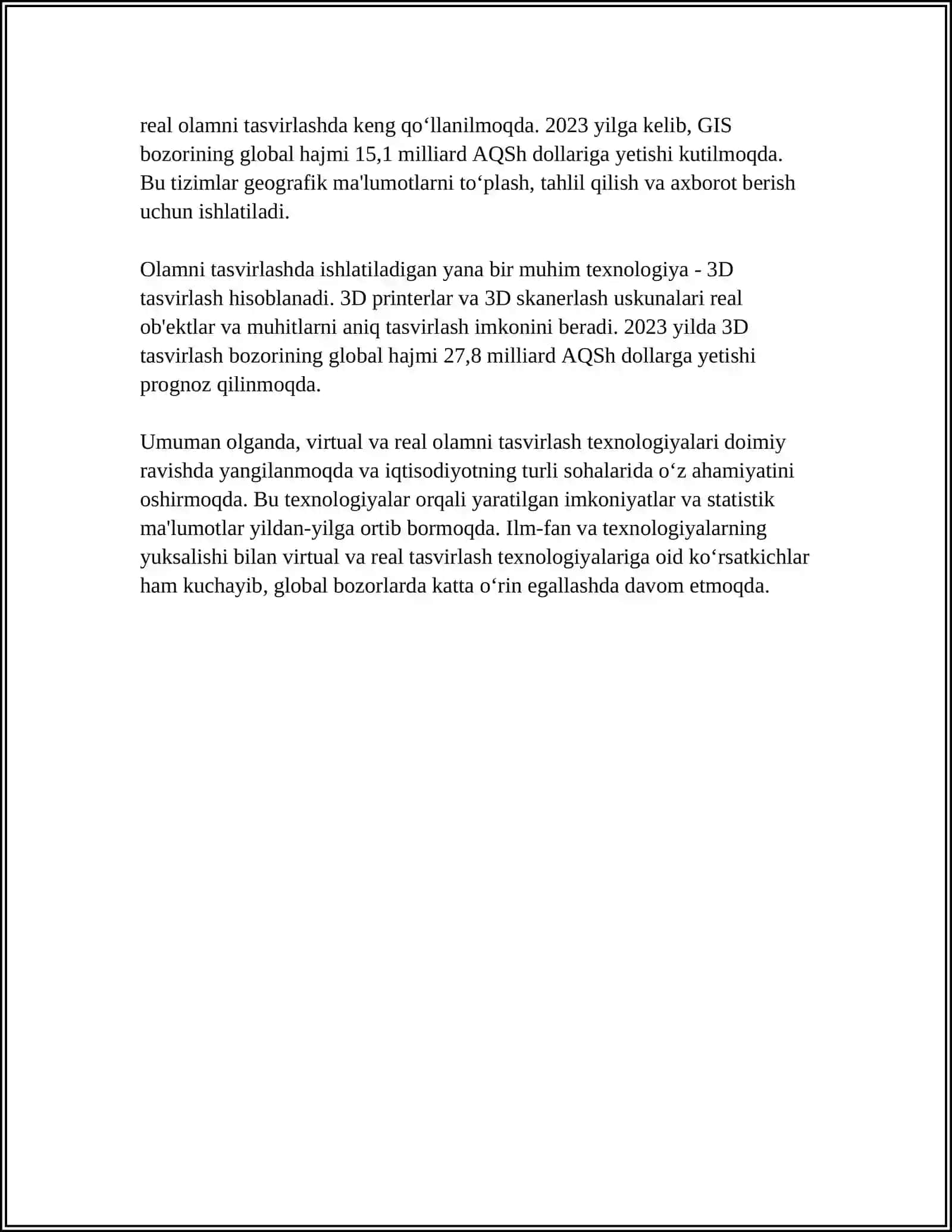 OLAMNI VIRTUAL VA VIZUAL ESTETIK IDROK ETISHNING FARQLARI 4