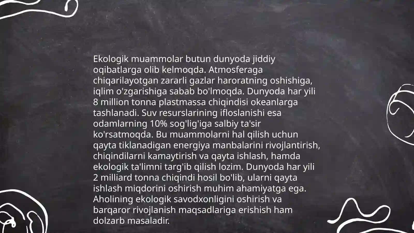 Tabiat va jamiyat ortasidagi oʼzaro munosabatlar 4