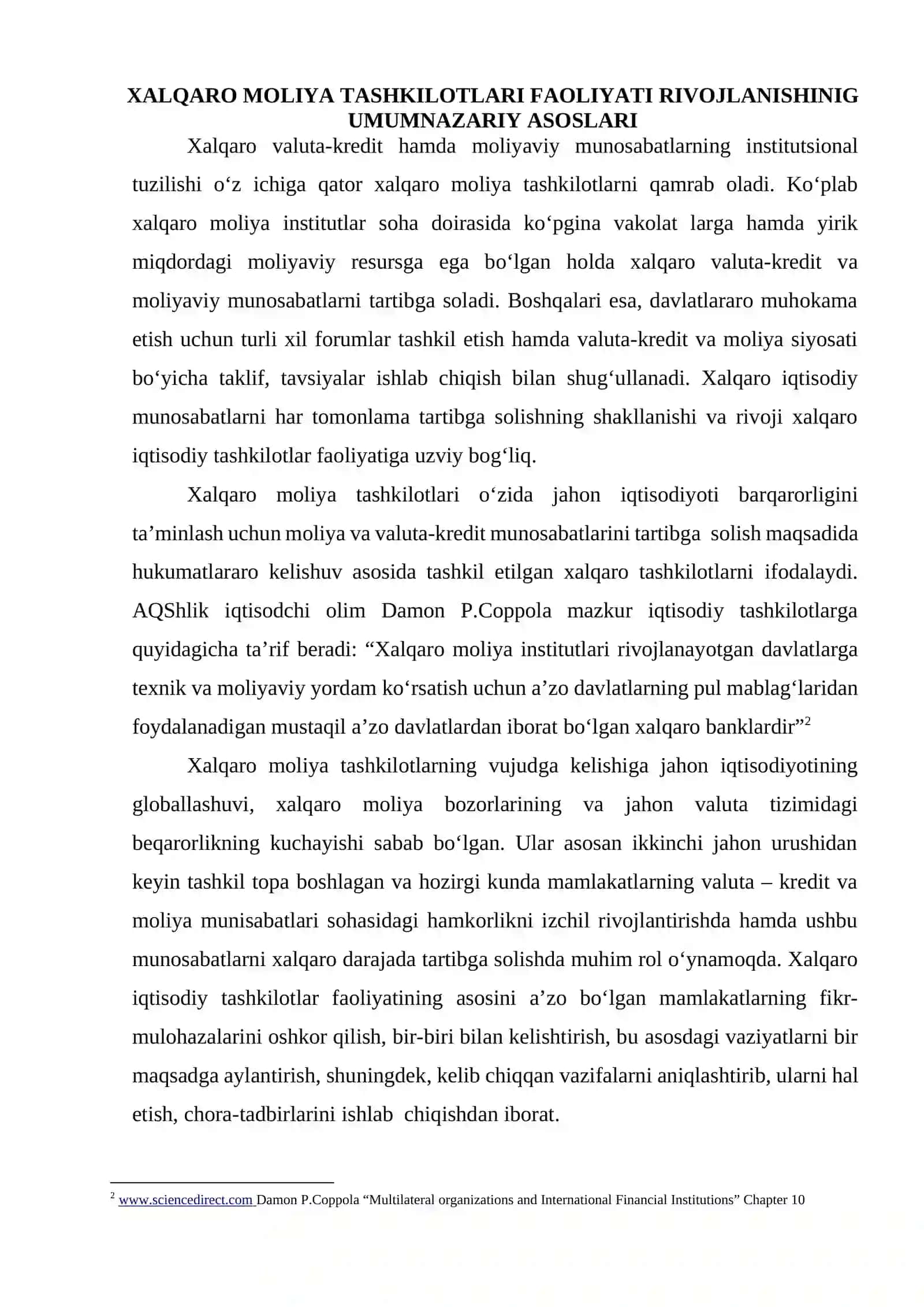 Mavzuning asoslanishi va uning dolzarbligi 4