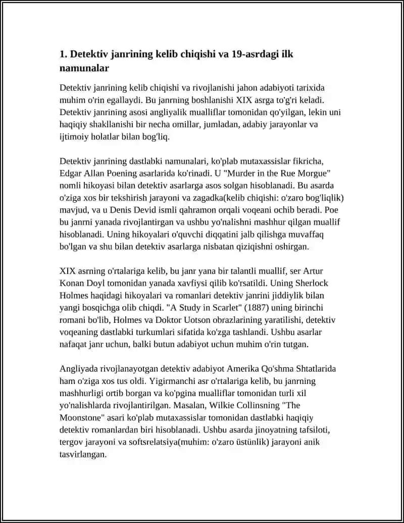 JAHON ADABIYOTIDA DETEKTIV JANRLARNING RIVOJLANISHI 4