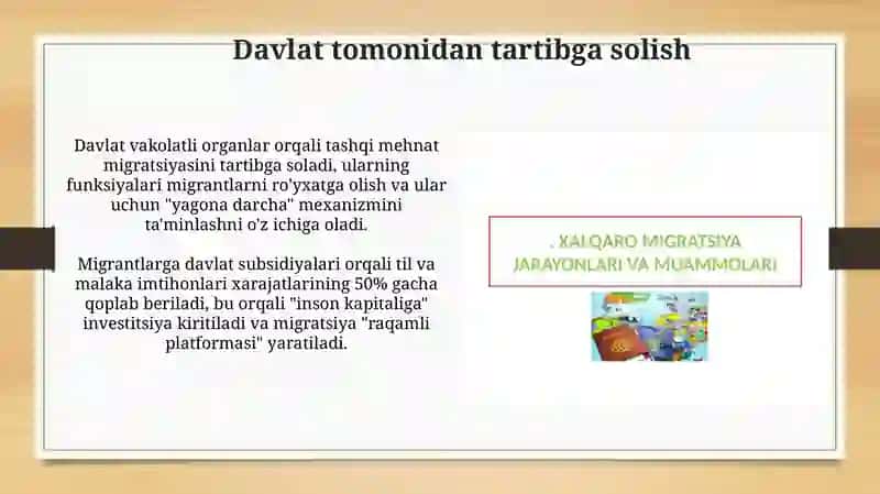 Mehnat Migrantlari huquqlari va xalqaro mehnat tashkilotlari 4