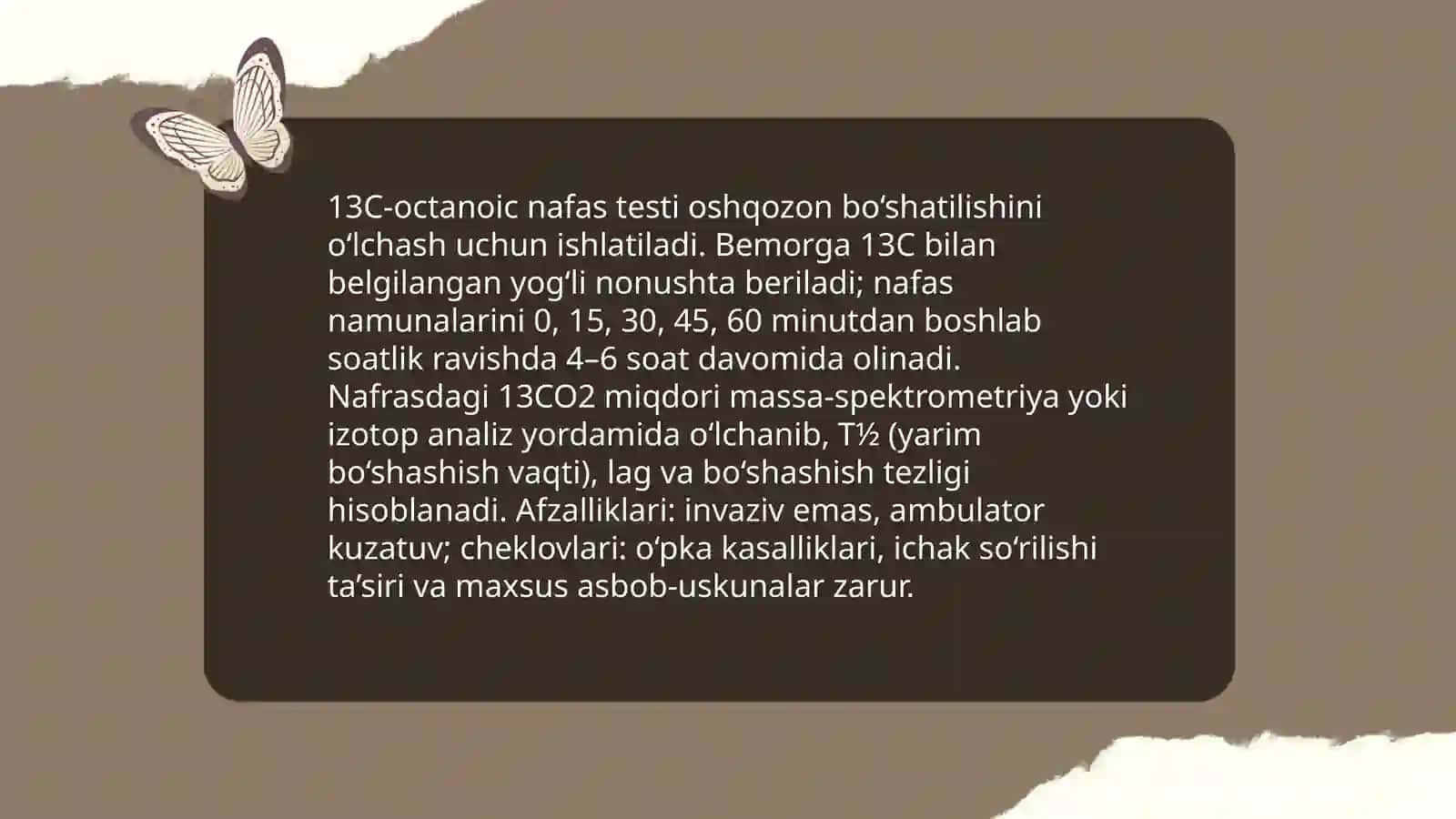 Oshqozon ichak yo'li harakat faoliyatini tekshirish usullari 4