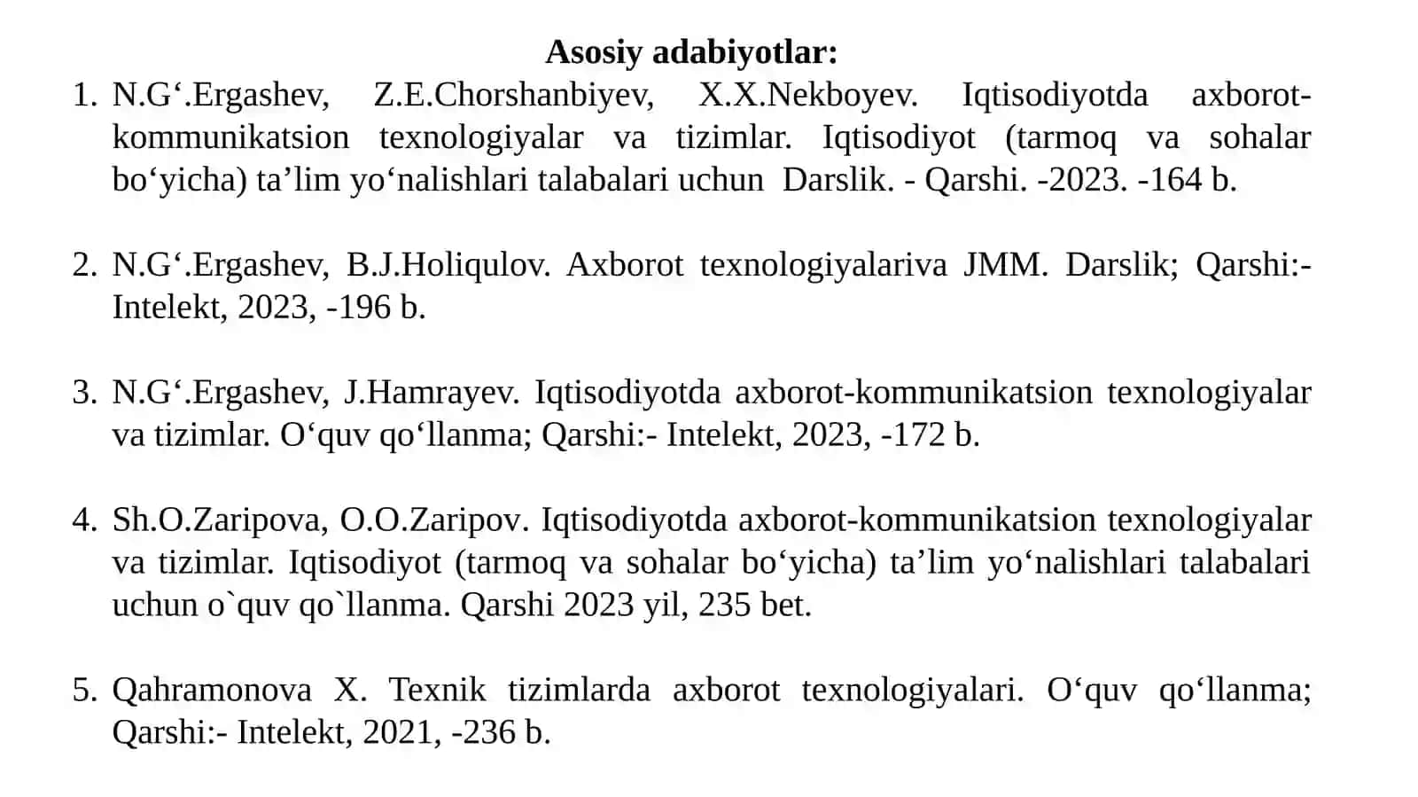 Iqtisodiyotda axborot-kommunikatsion texnologiyalar va tizimlar 4