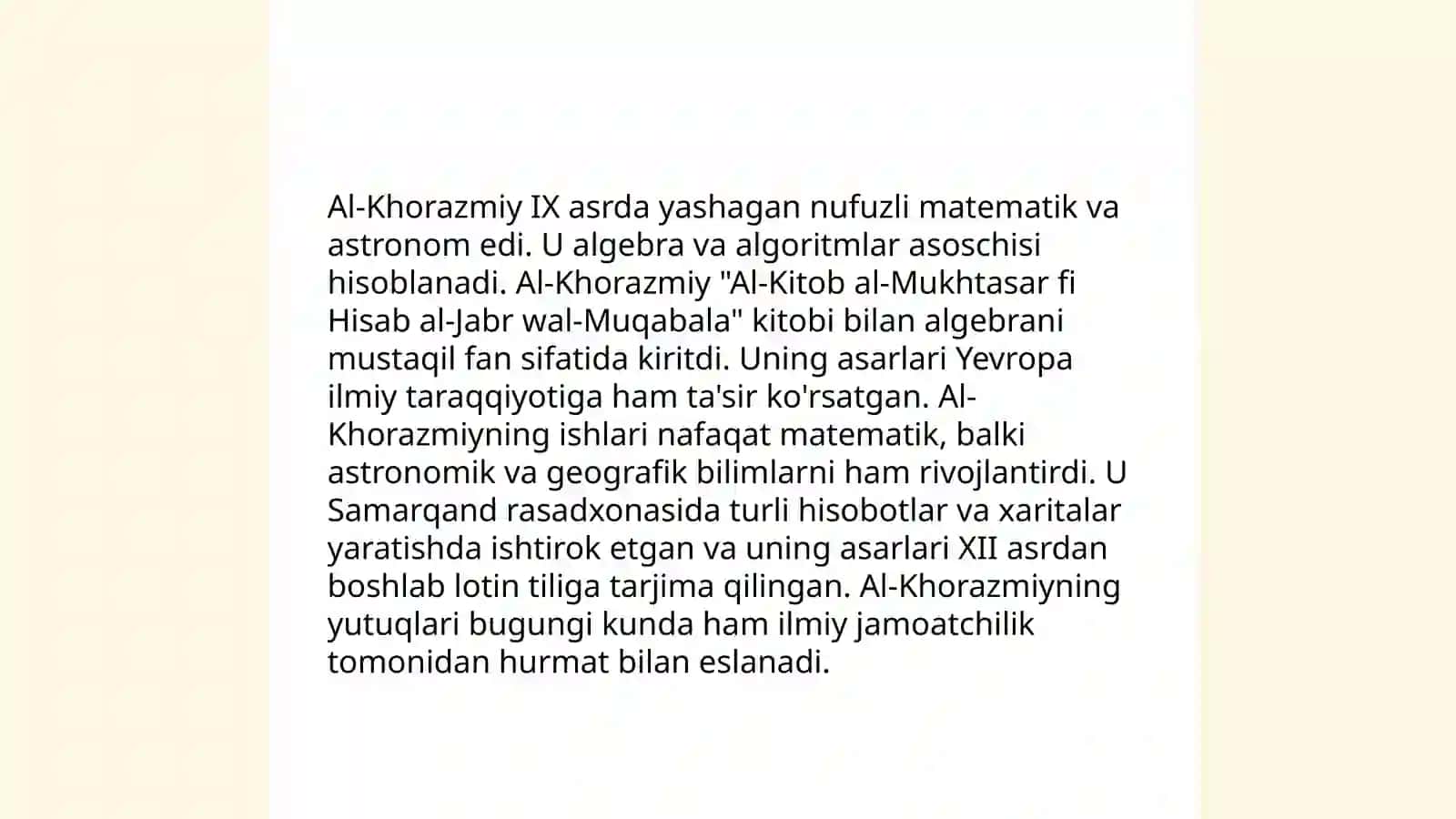 Abu Rayxоn Beruniy va uning HFX bo'yicha ilmiy ishlari 4