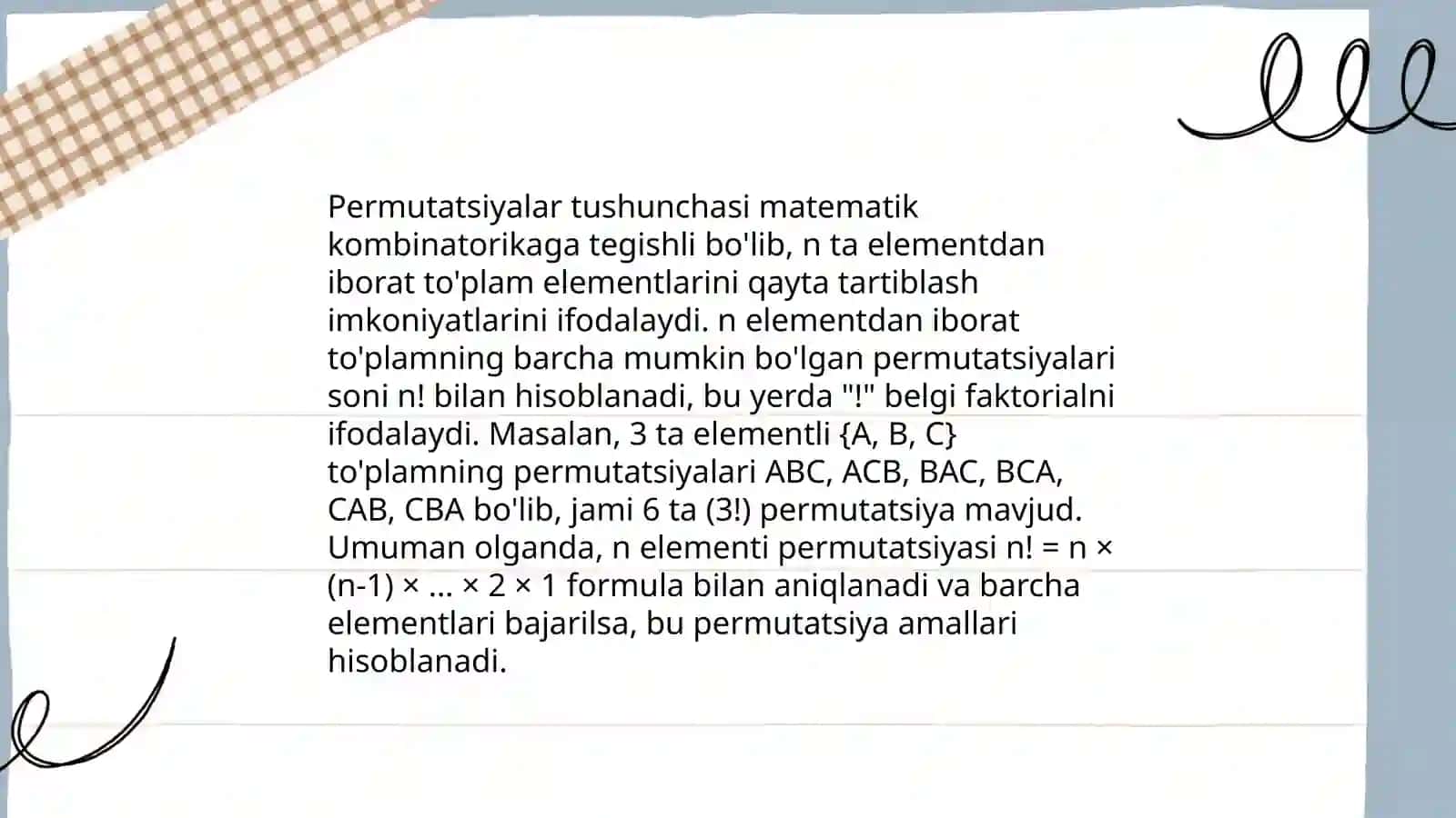EGMA xalqaro baholash dasturida "Kombinatorika elementlari" mazmun sohasiga oid topshiriqlar 4