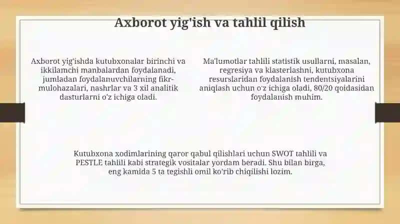 Kutubxona boshqaruvida qaror qabul qilish mexanizmlari 4