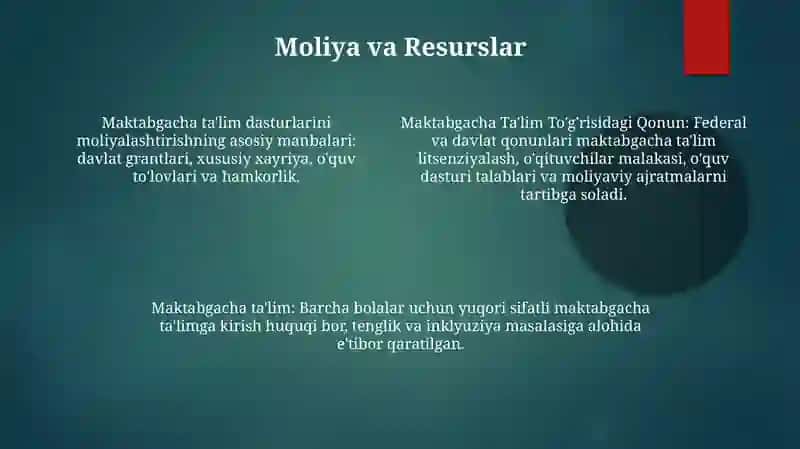 "Maktabgacha ta'lim toʻgʻrisdagi" qonun 4