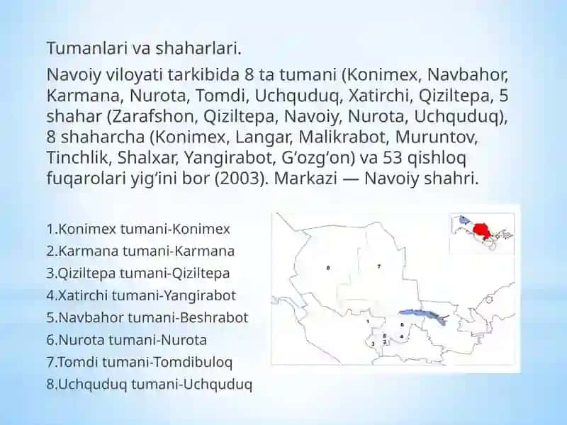 Navoiyviloyatiningma`muriy-hududiybo`linishi 4
