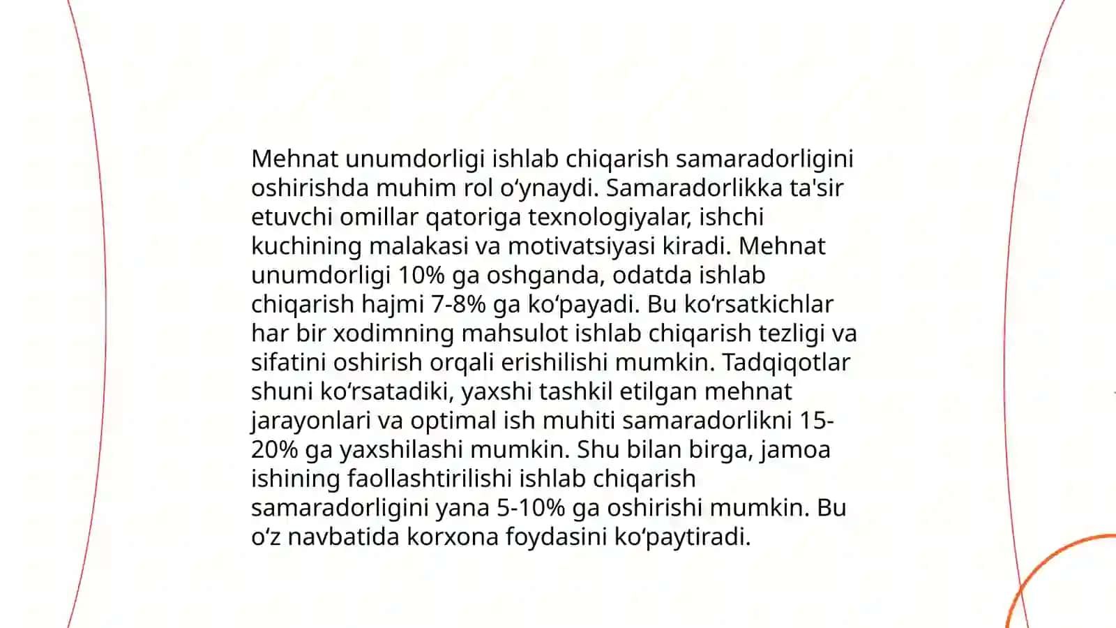 Ishlab chiqarishning iqtisodiy samaradorligi va uning koʻrsatkichlari 4