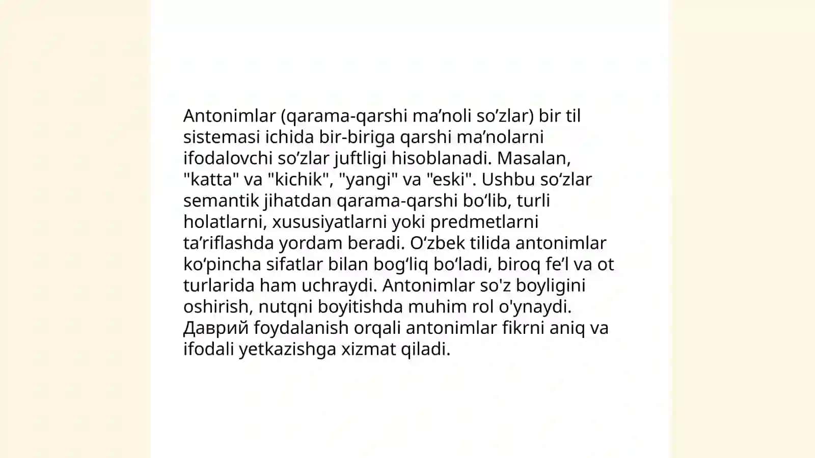Leksik -semantik munosabatlar 4