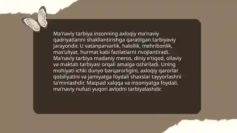 Tarbiya turlari va ularning mohiyati 4