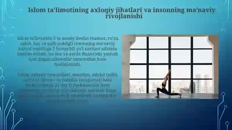 Sharq mutafakkirlarining islom dinning inson kamolotiga ta’siri haqidagi go’yalari 4