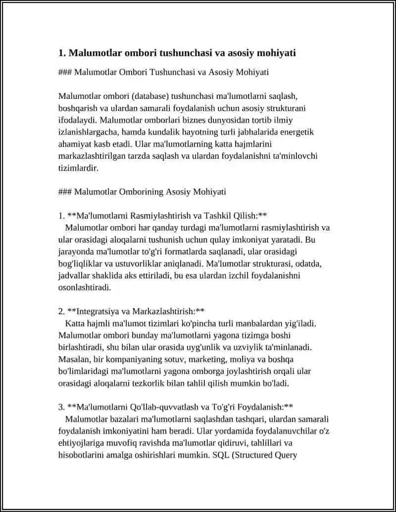 MALUMOTLAR OMBORI HAQIDA UMUMIY MALUMOTLAR 4