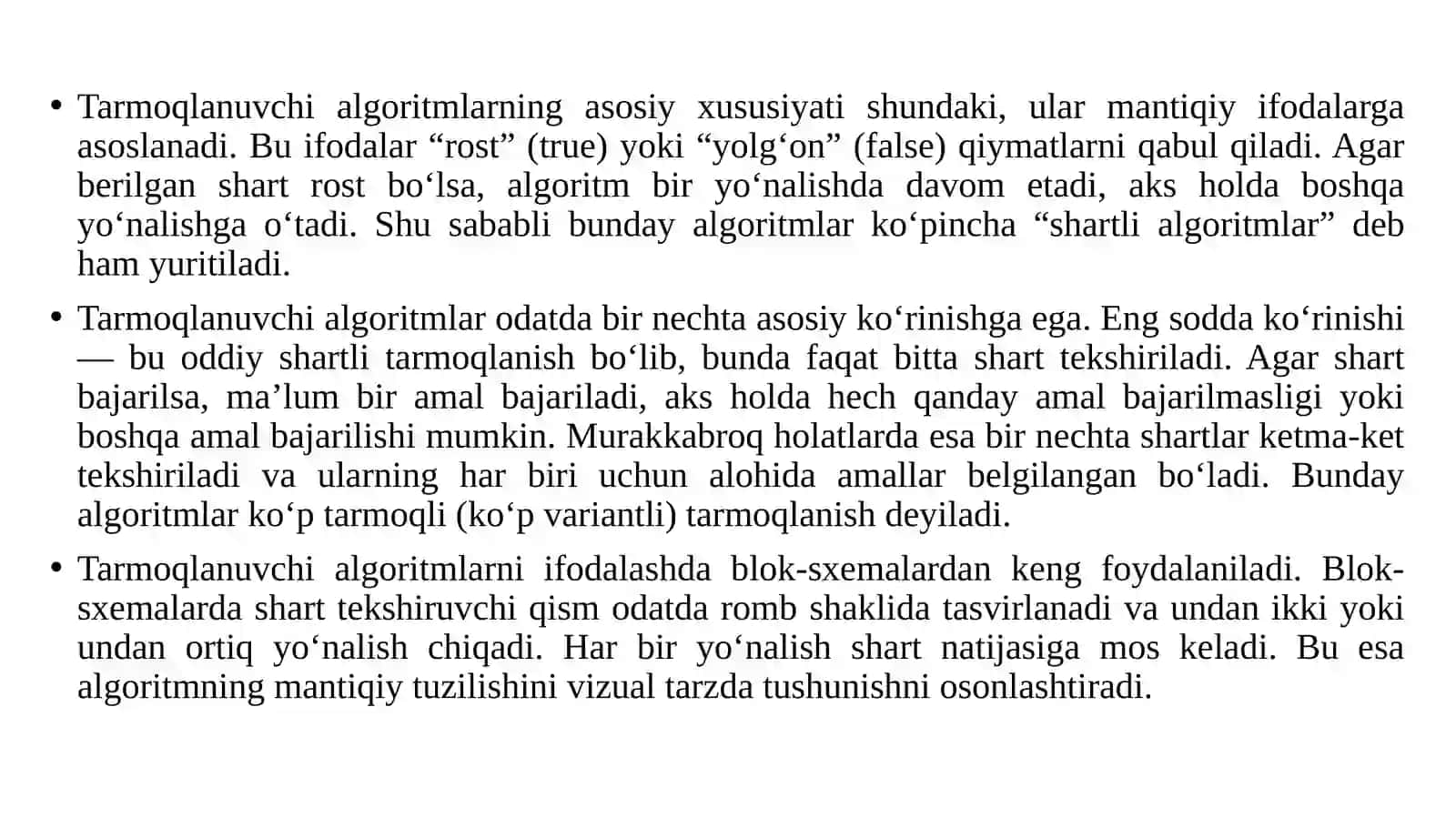 Axborot kommunikatsion tizimlar fanidan mustaqil ish 4