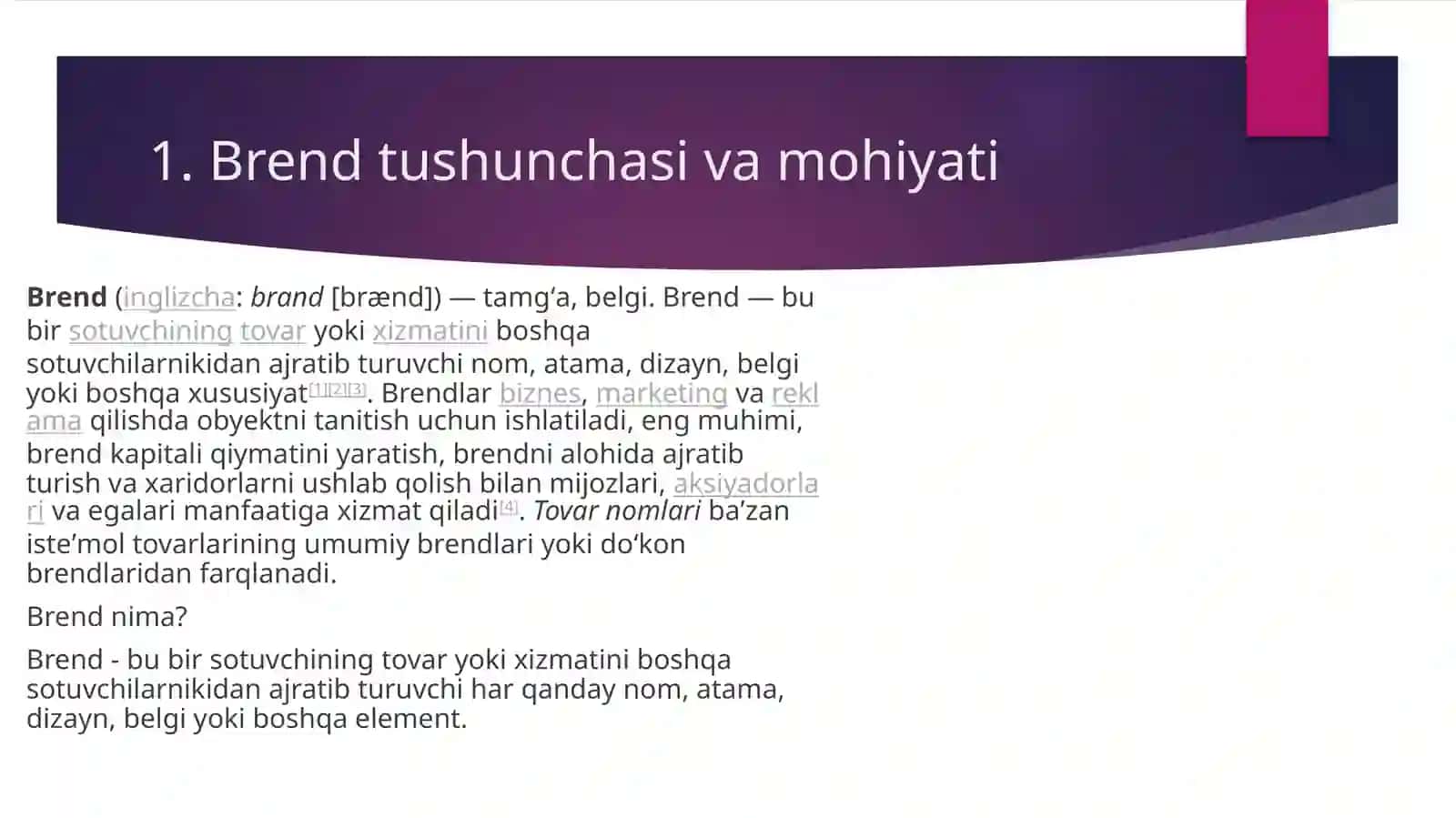 Brendni loyihalashtirish bosqichlari 4