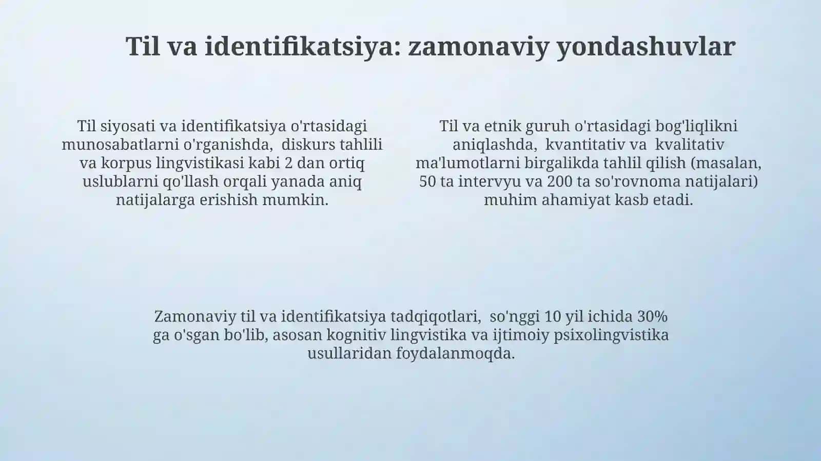 ETNOLINGVISTIKA TILSHUNOSLIKNING ZAMONAVIY YÒNALISHI 4